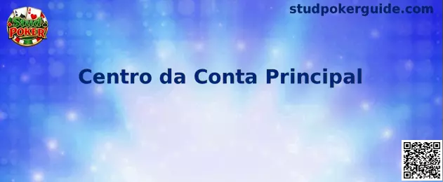 Centro da Conta Principal Stud Poker